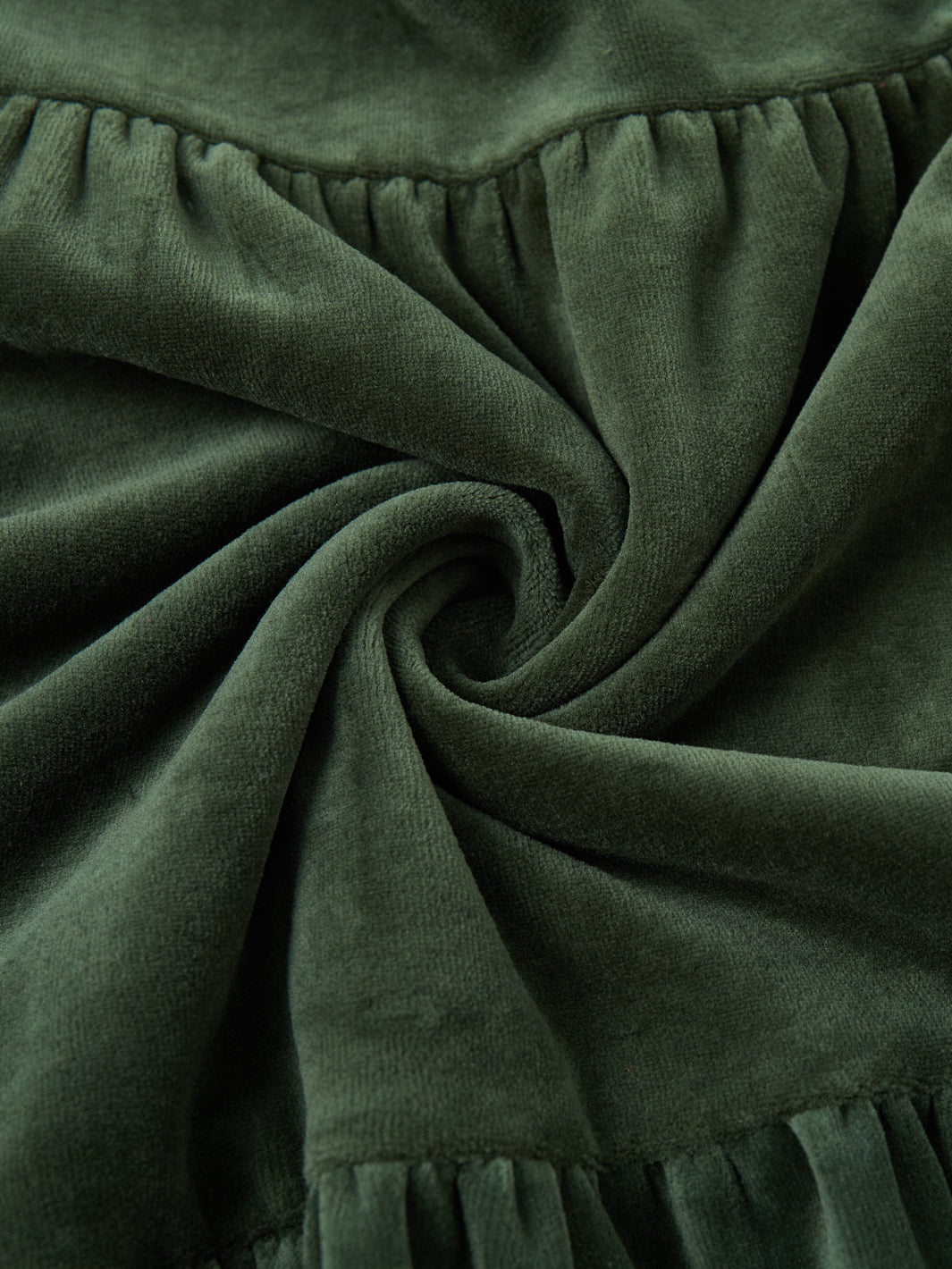 Velour Dress - Green