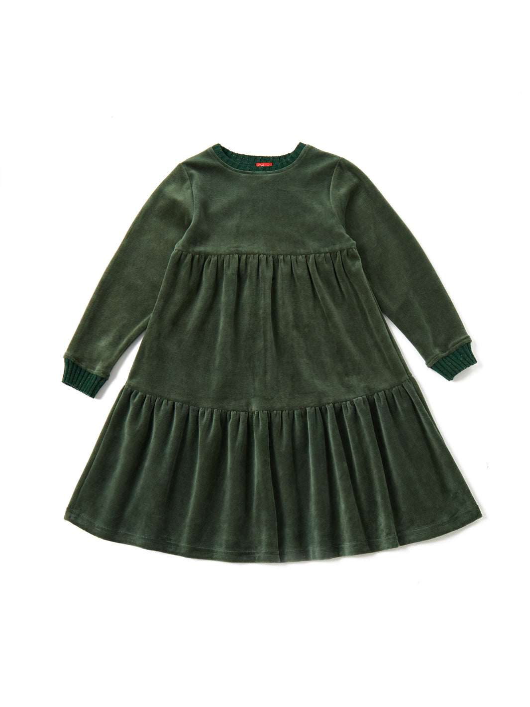Velour Dress - Green