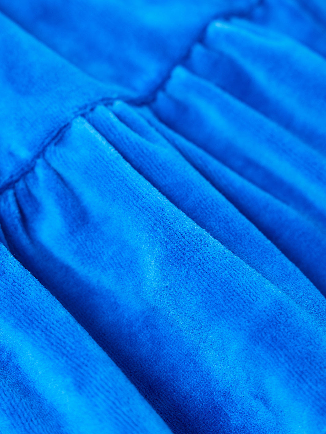 Velour Skirt - Royal Blue