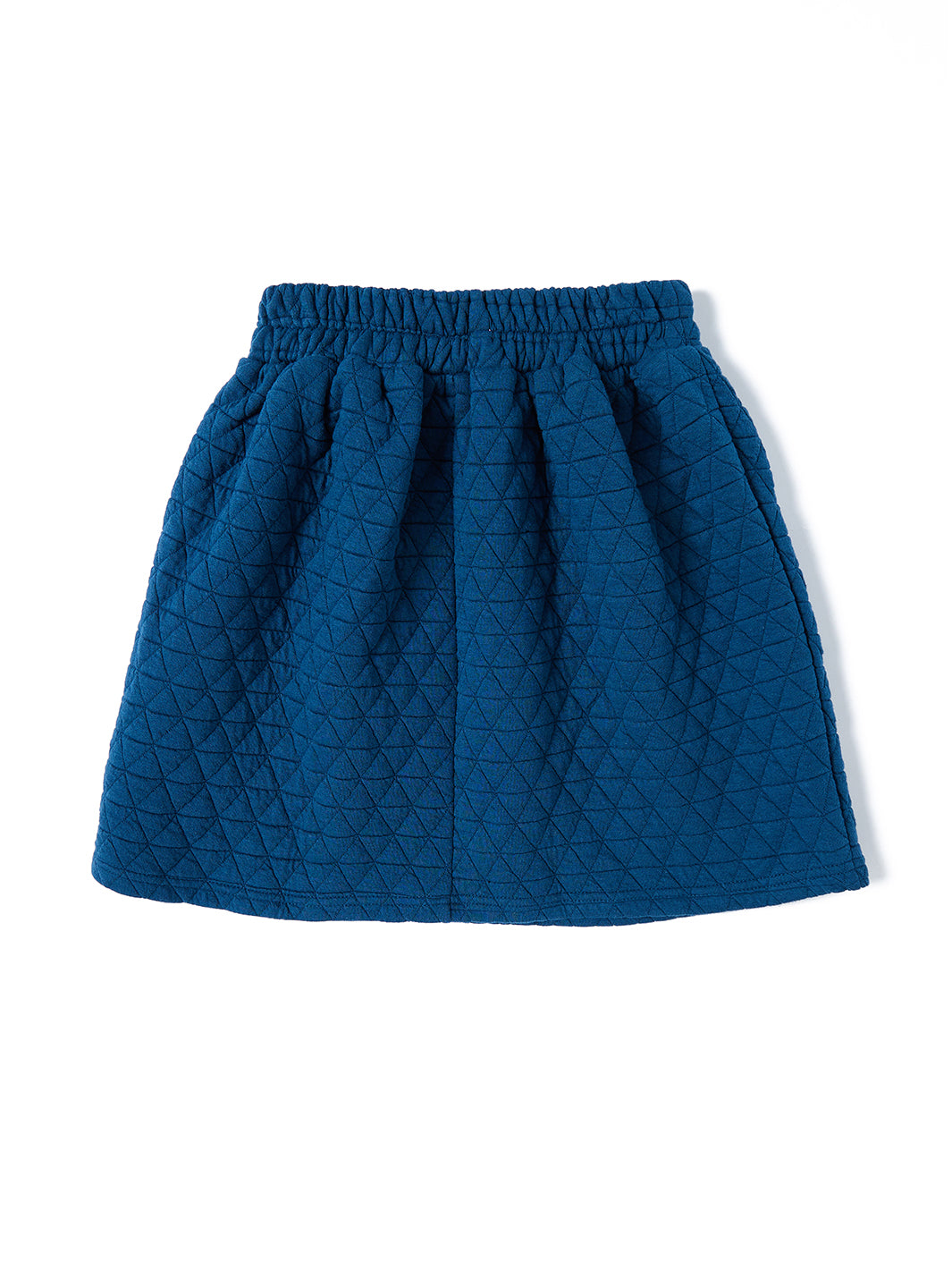 Triangle Quilted Skirt - Blue