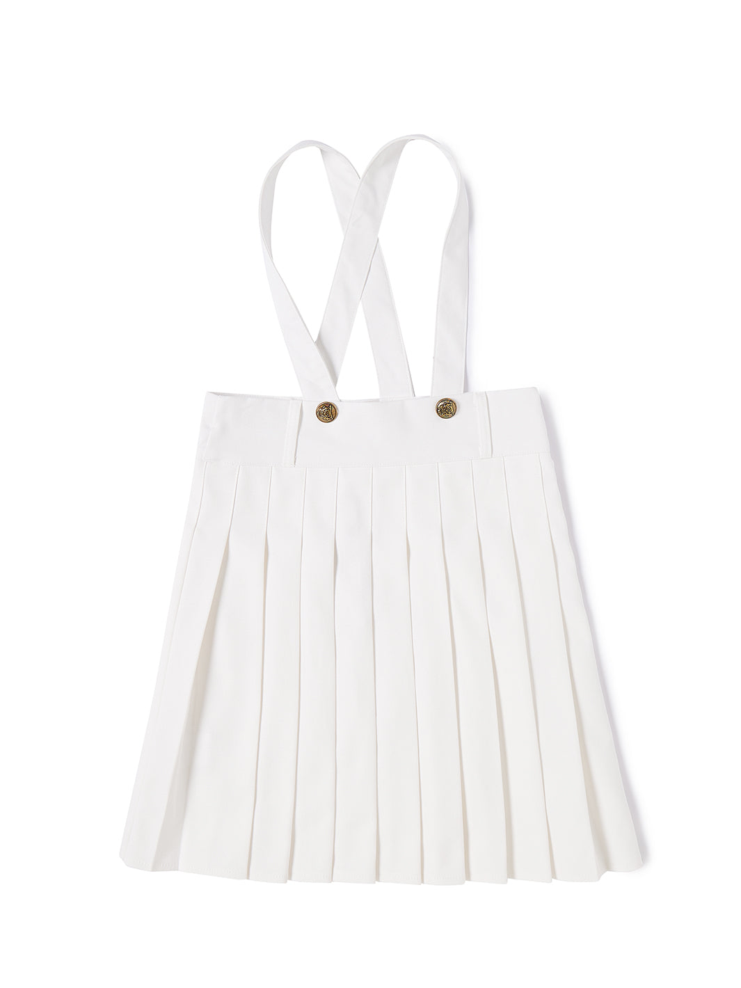 Pleated Straps Jumper - Off White