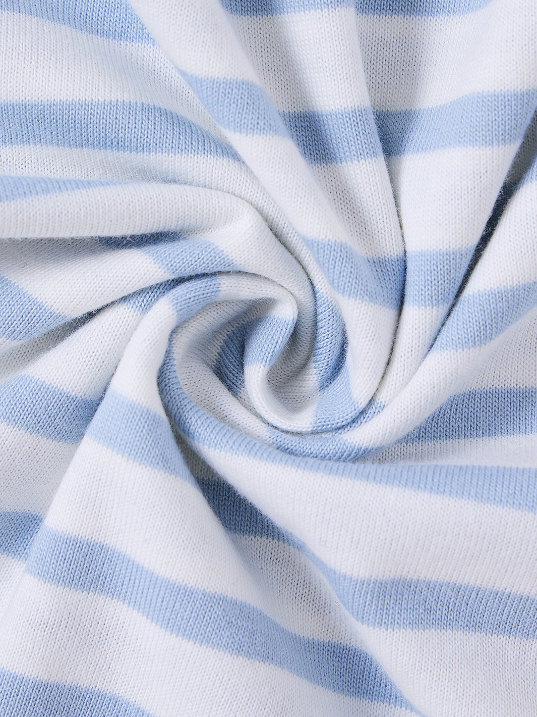 Striped Long T-shirt - White/Lt. Blue