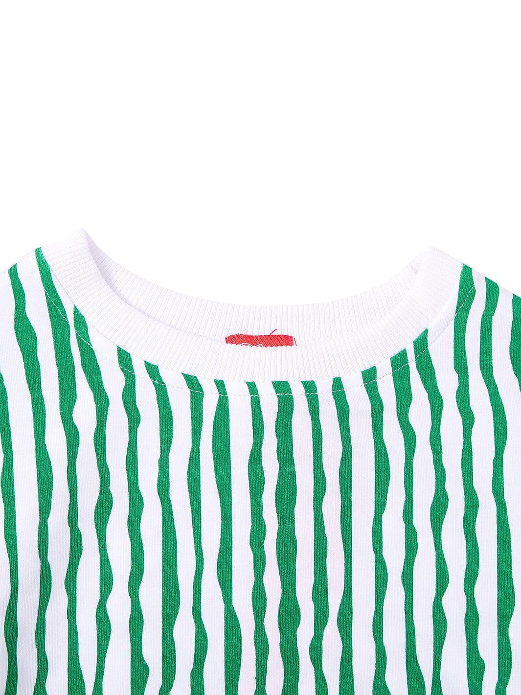 All Over Stripe Print Top