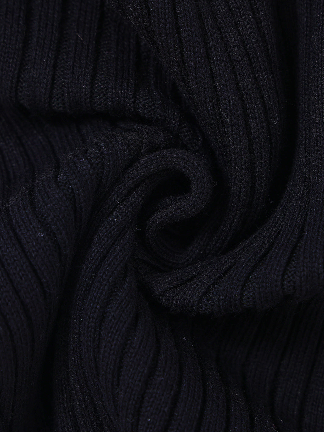 Eyelet Cardigan Sweater - Black