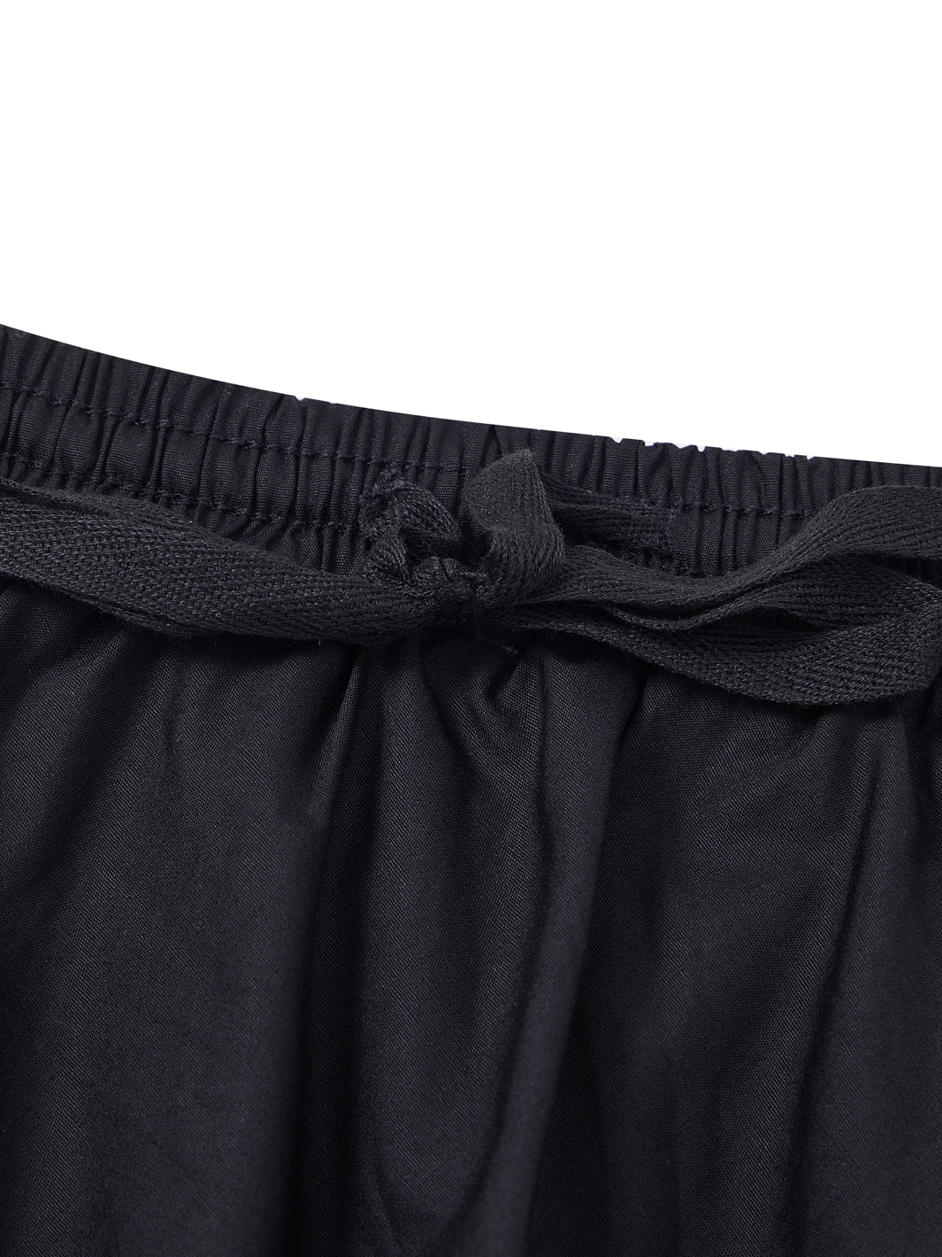 Solid A-line Skirt - Black