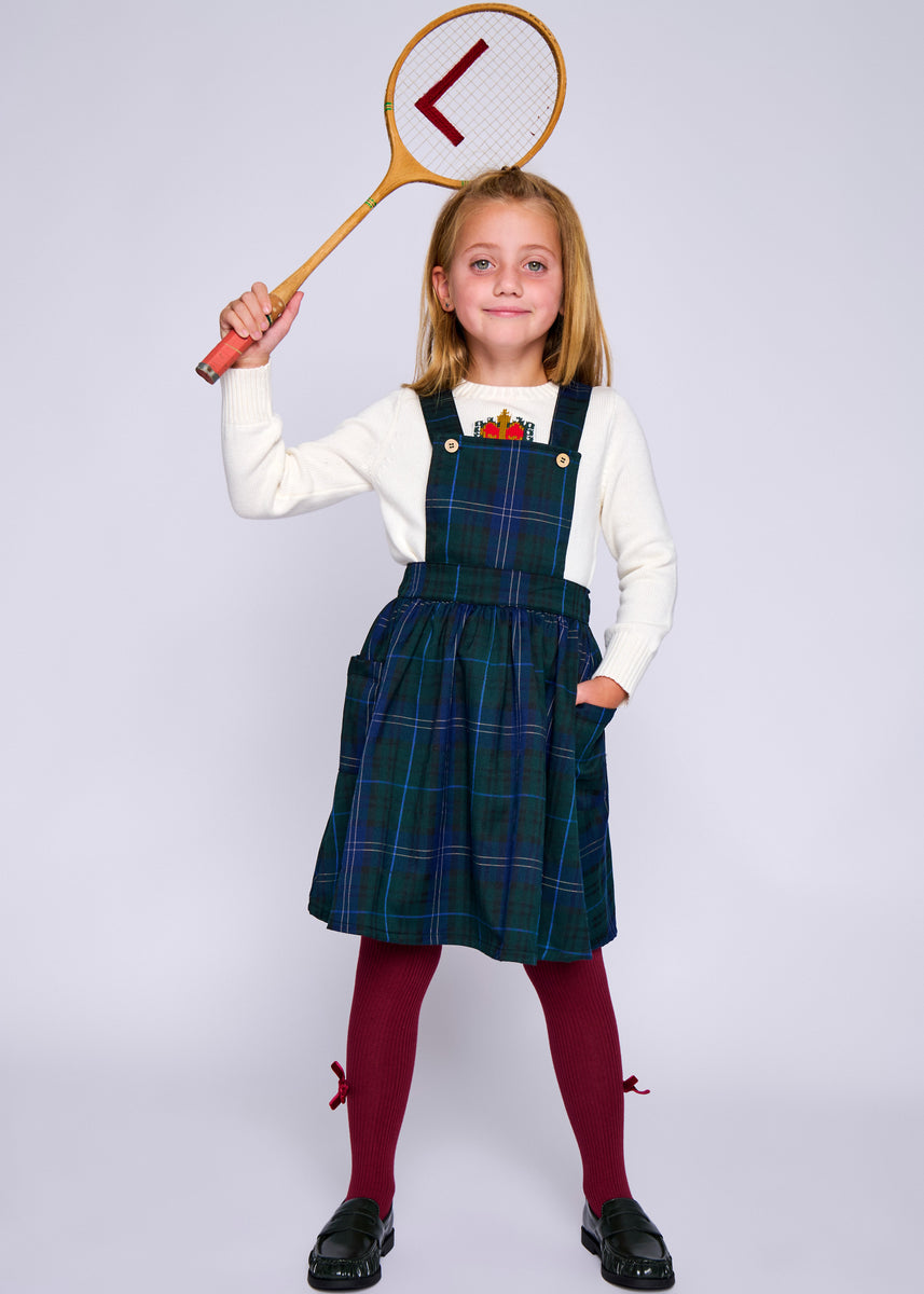 ボトムス Soor ploom Tippi pinafore school plaid 3 Tippi Pinafore in School Plaid by Soor Ploom - Last Ones In