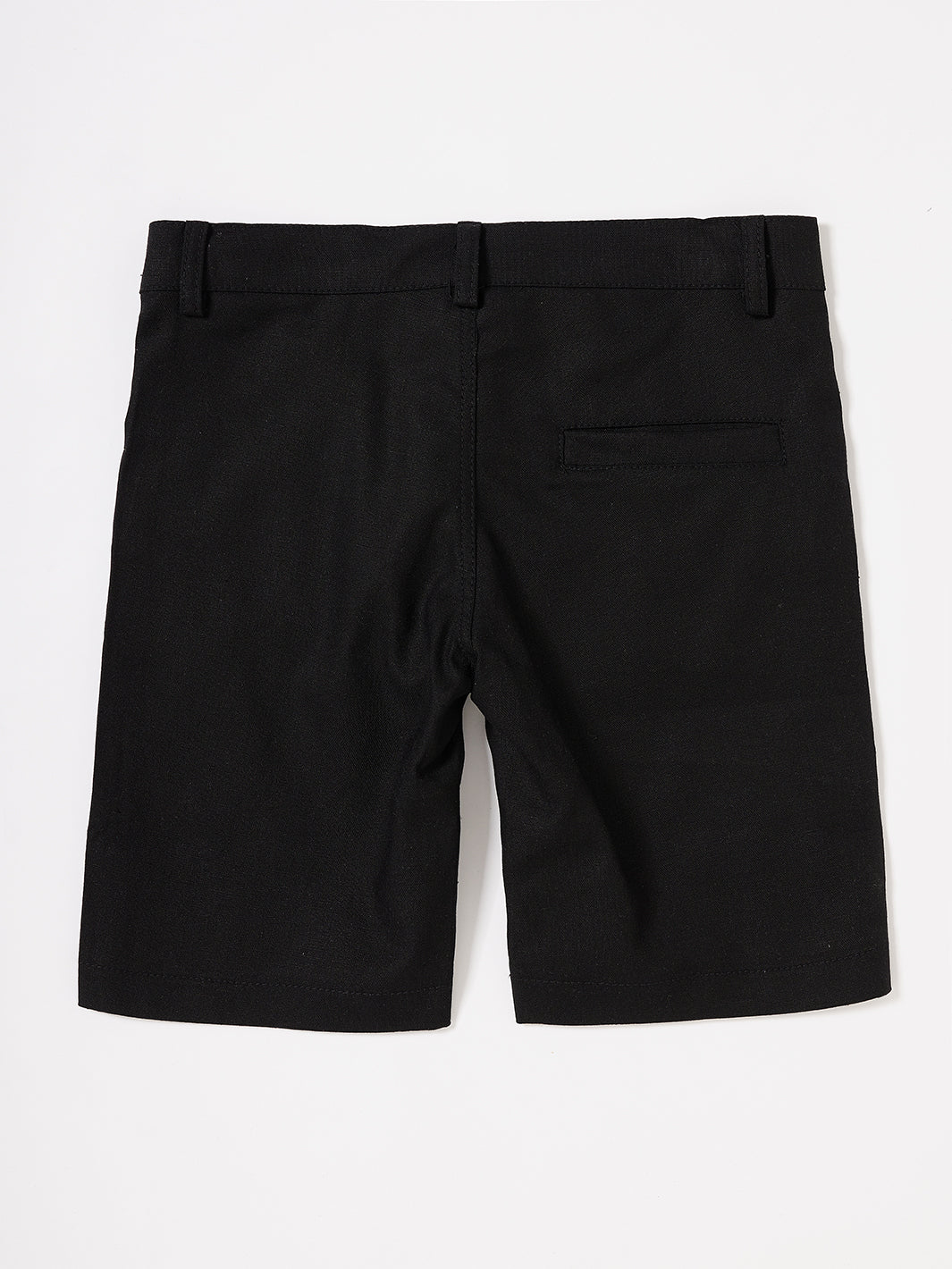 Linen Short Pants - Black