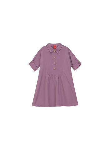 Bib Dress - Purple