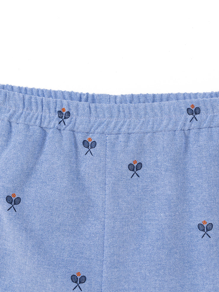 Short tennis print Pants