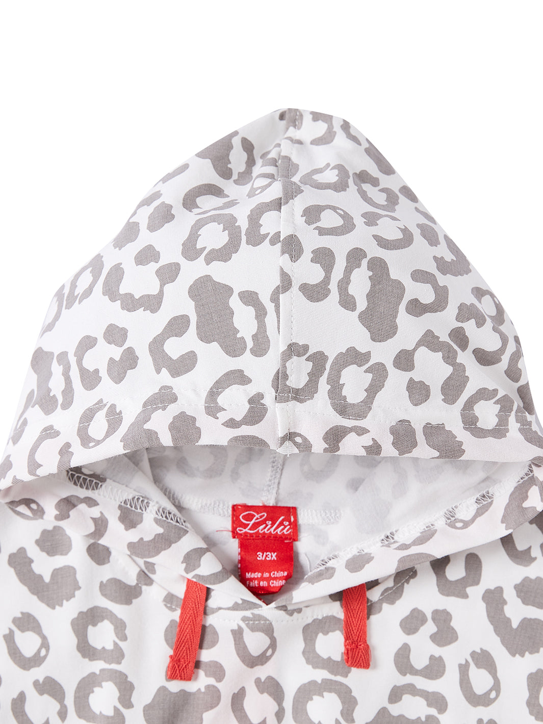 Leopard hood short sleeve Top