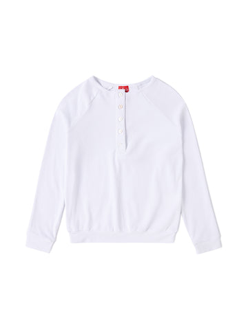 Top con botones delanteros - Blanco invierno