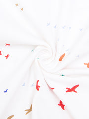 Bird Print Long Sleeve T-shirt