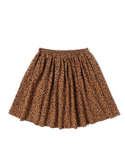 Leopard Tea Length Skirt