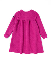 Quilted Heart Dress - Violet