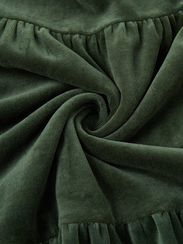 Vestido de terciopelo - Verde