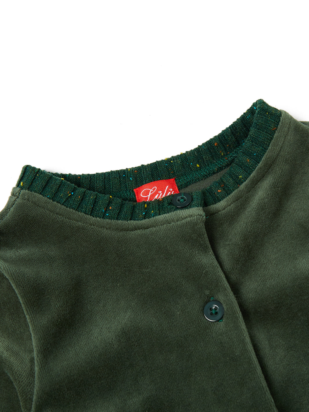 Baby Velour Overall - Green