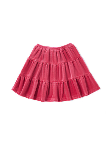 Velour Skirt - Rose