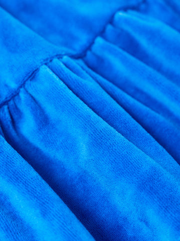 Velour Skirt - Royal Blue