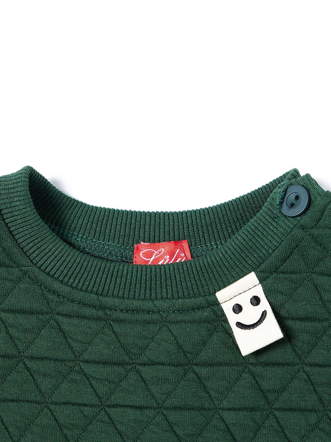 Quilted Triangle Top - Green