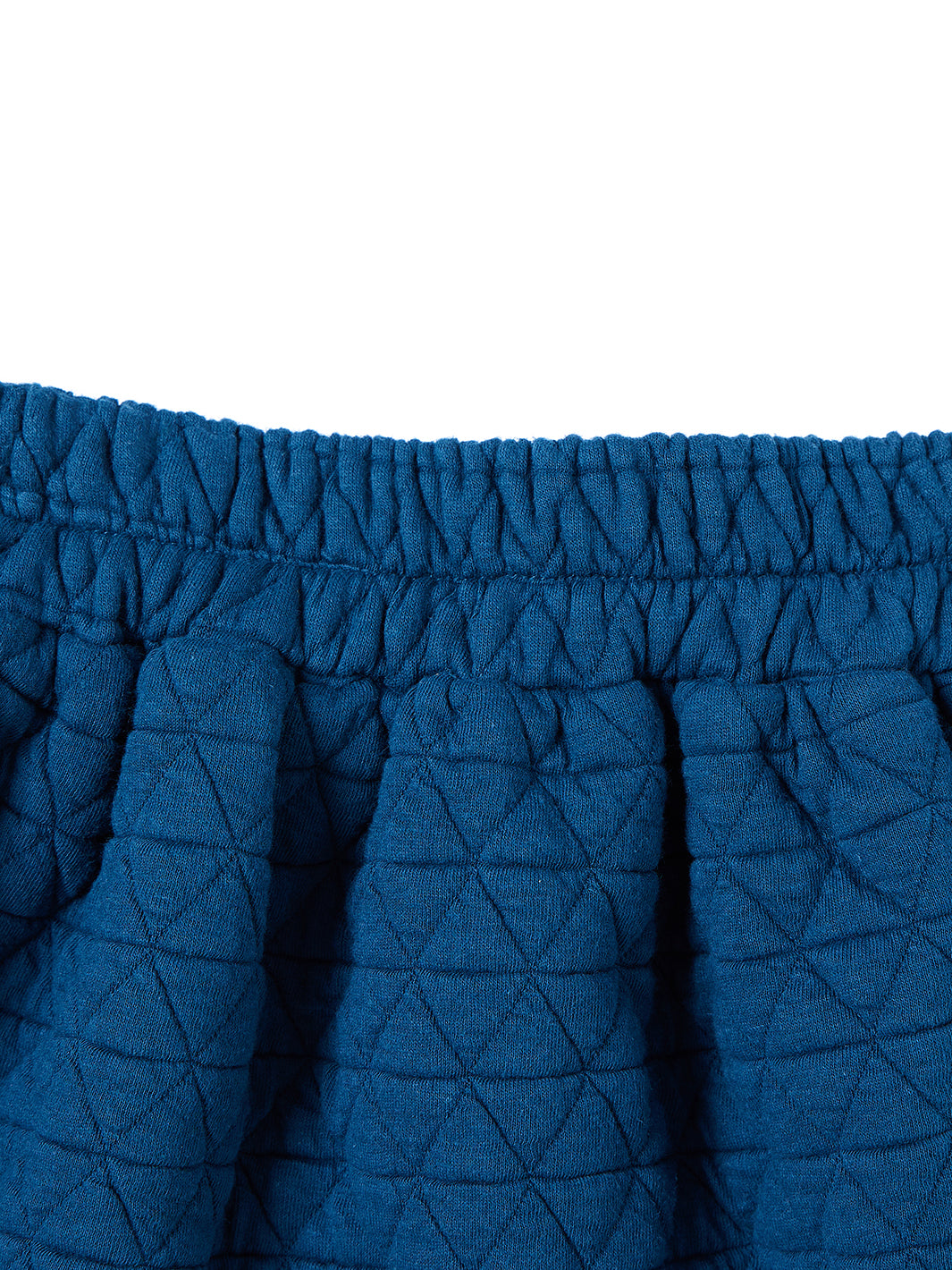 Triangle Quilted Skirt - Blue