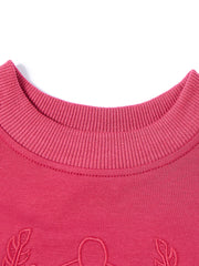 Front Embroidered Top - Brick