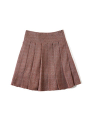 Side button Skirt - Rust