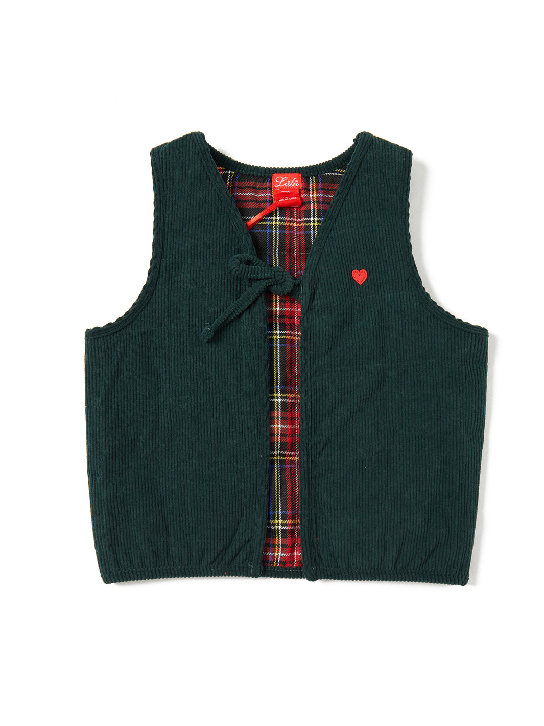 Corduroy quilted Vest - Green