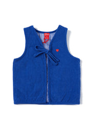 Corduroy quilted Vest - Royal Blue