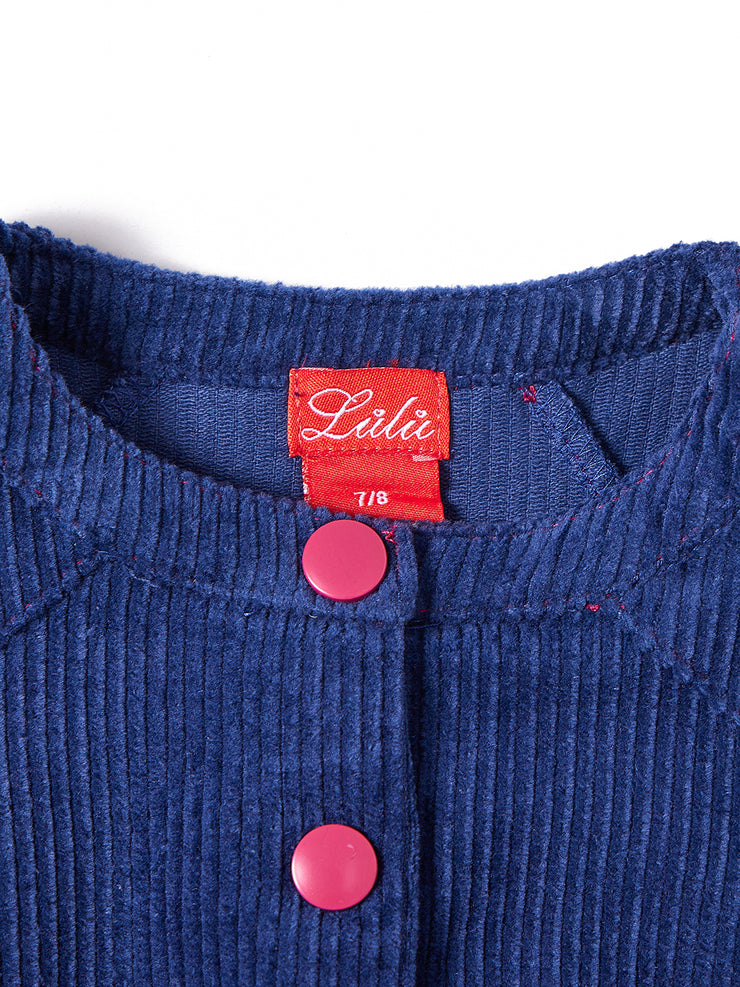 Contrast Buttons Vest