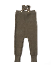 Baby Suspender Legging - Olive