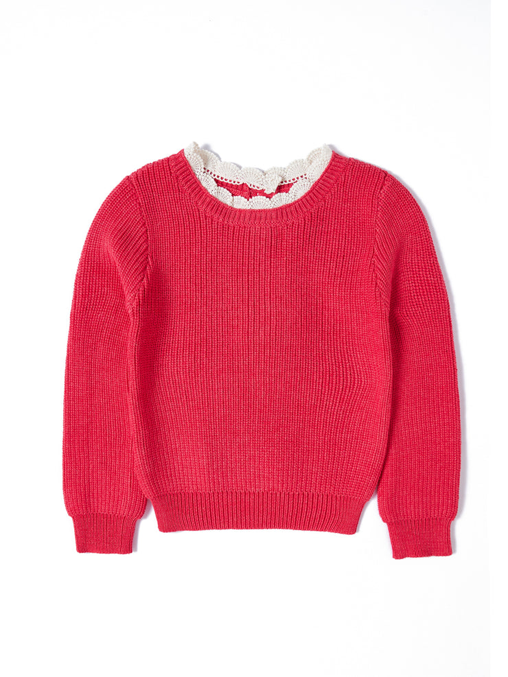 Detailed Neck Sweater