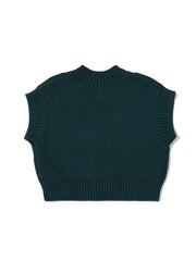 Chaleco crop oversize - Verde bosque