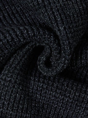 Heavy Crochet Knit Blazer