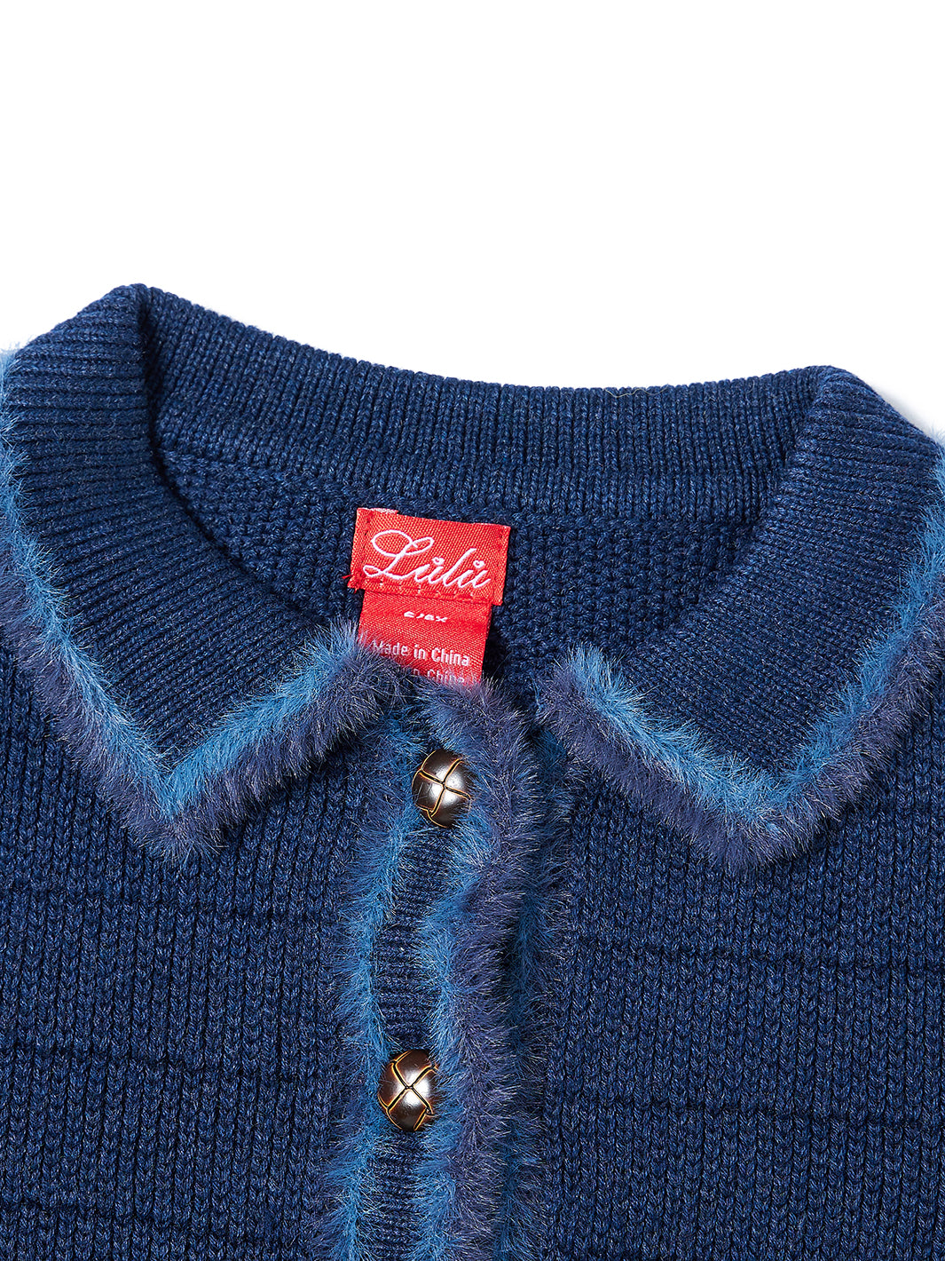 Fur Trim Collar Sweater