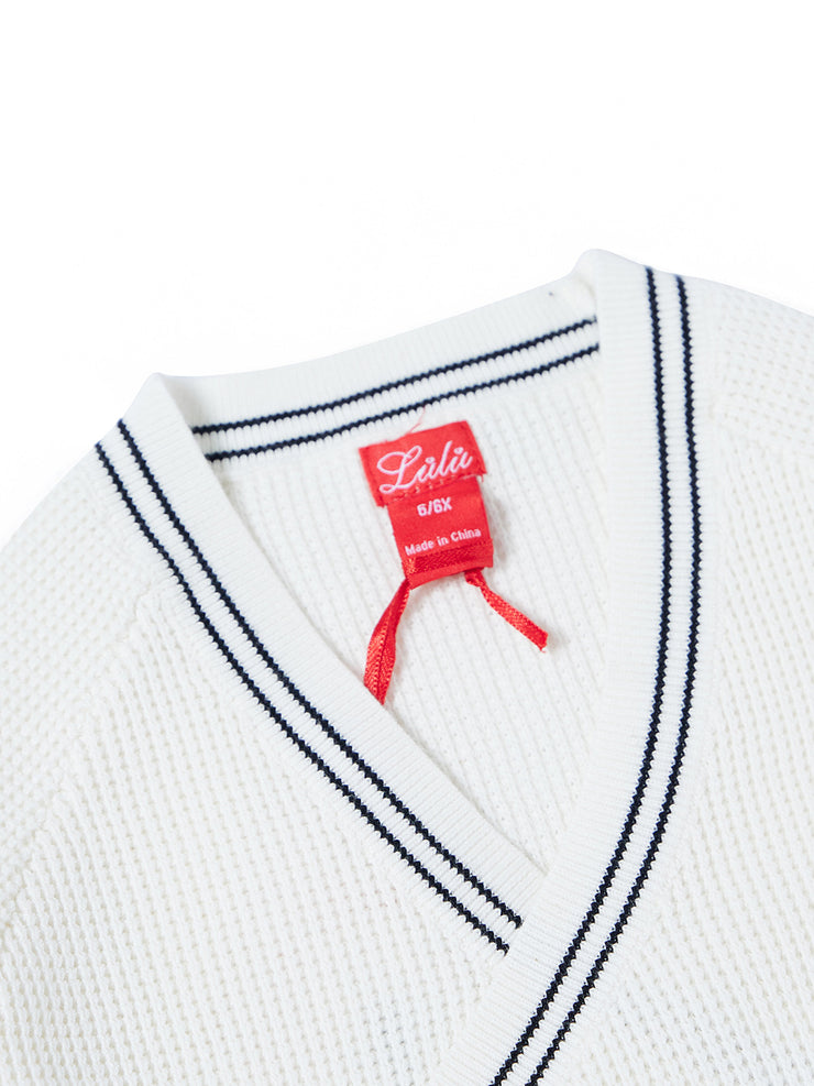 Wrap Style Button Sweater