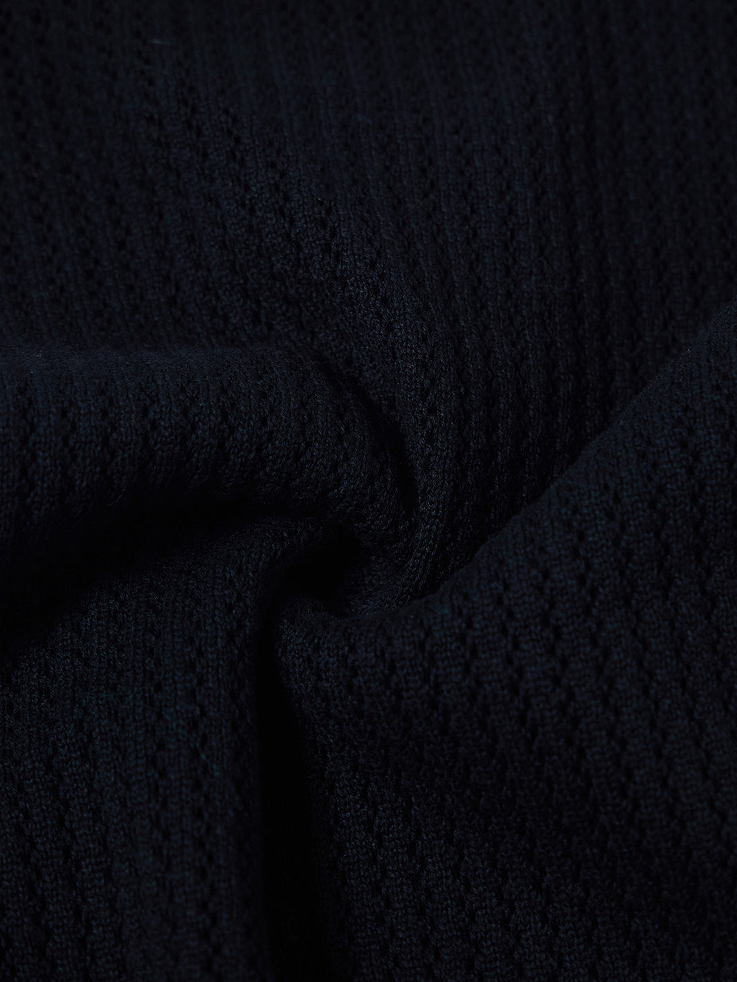 Wrap Style Sweater - Black