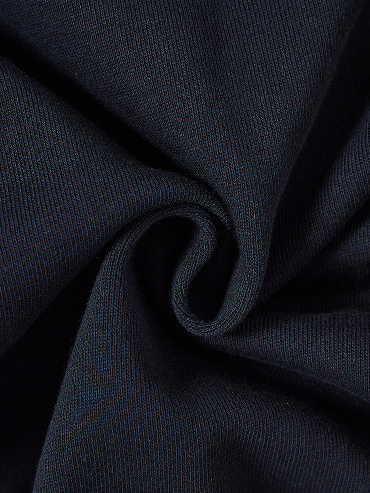 Contrast Inserts Top - Black/Royal Blue