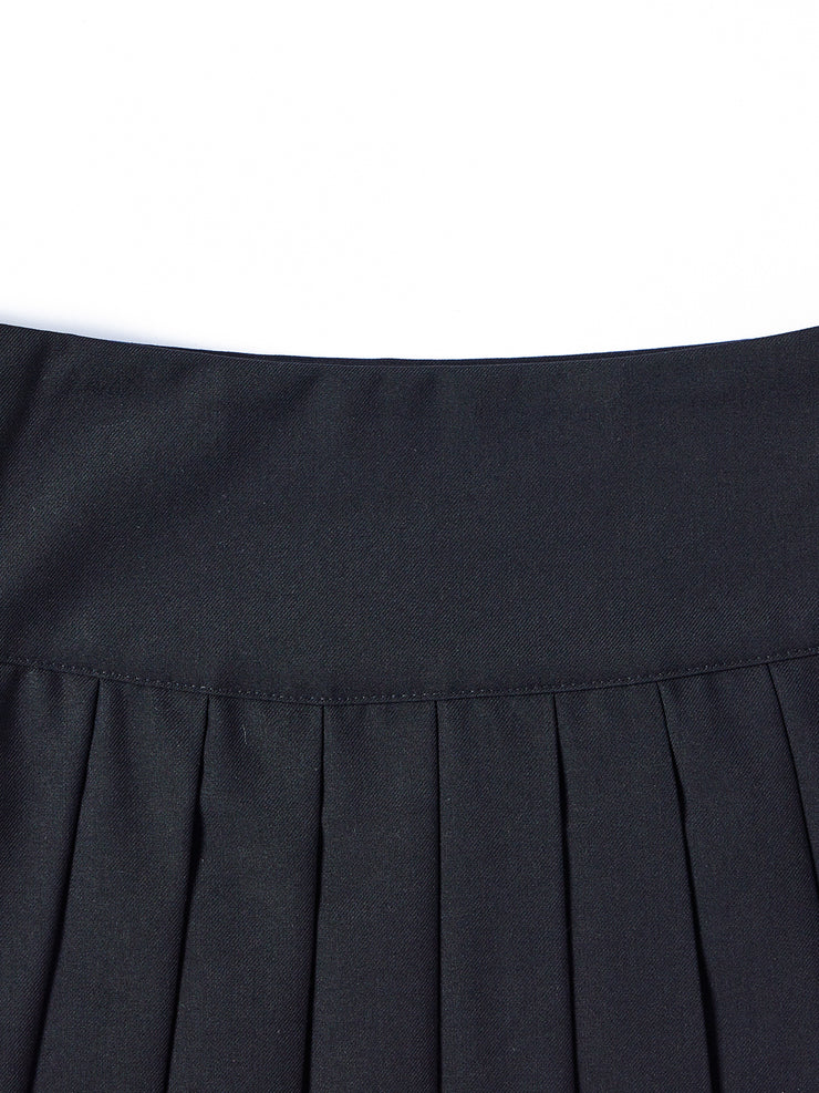 Pleated Skirt - Black