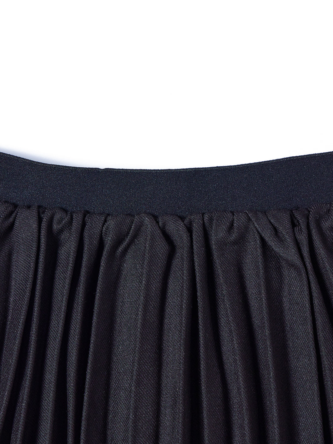 Accordion Pleated Skirt - Black