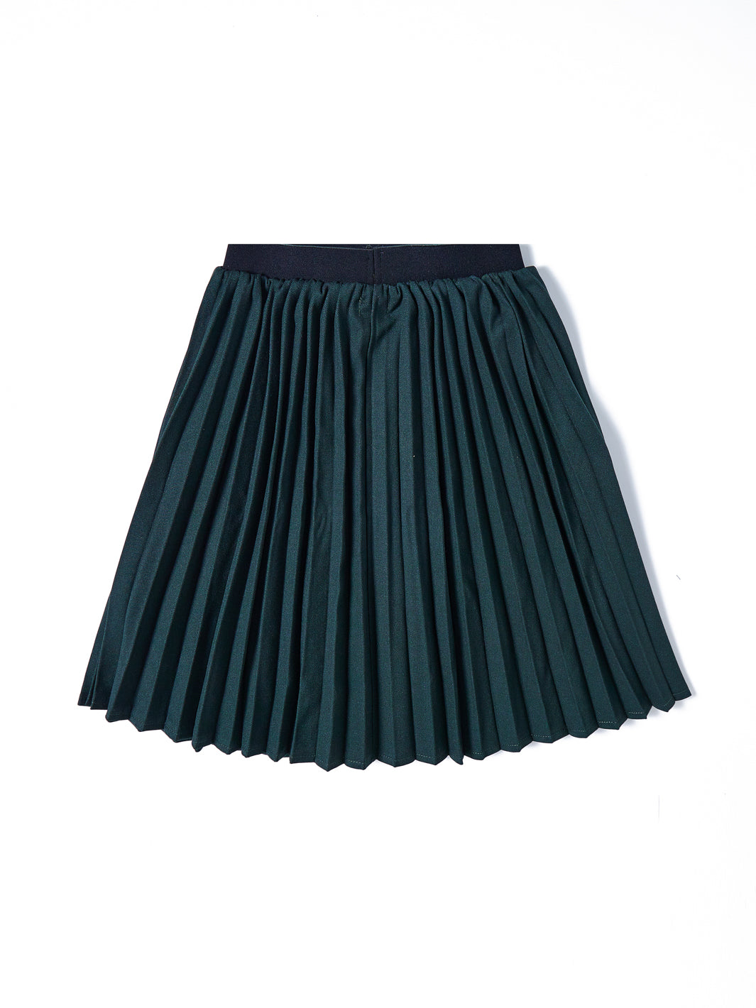 Accordion Pleated Skirt - Green