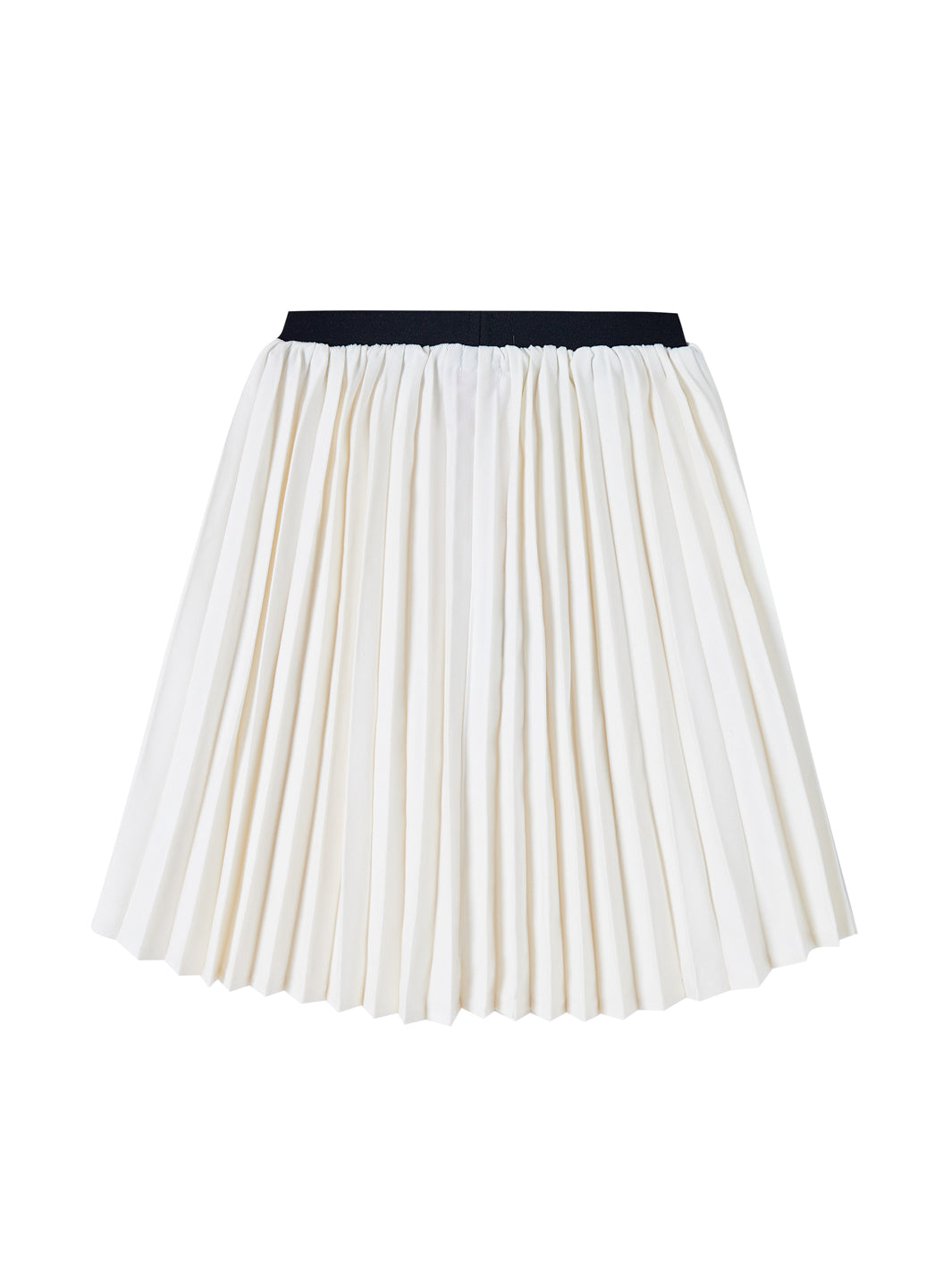 Accordion Pleated Skirt - Off White