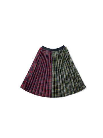 Pleated Half Skirt