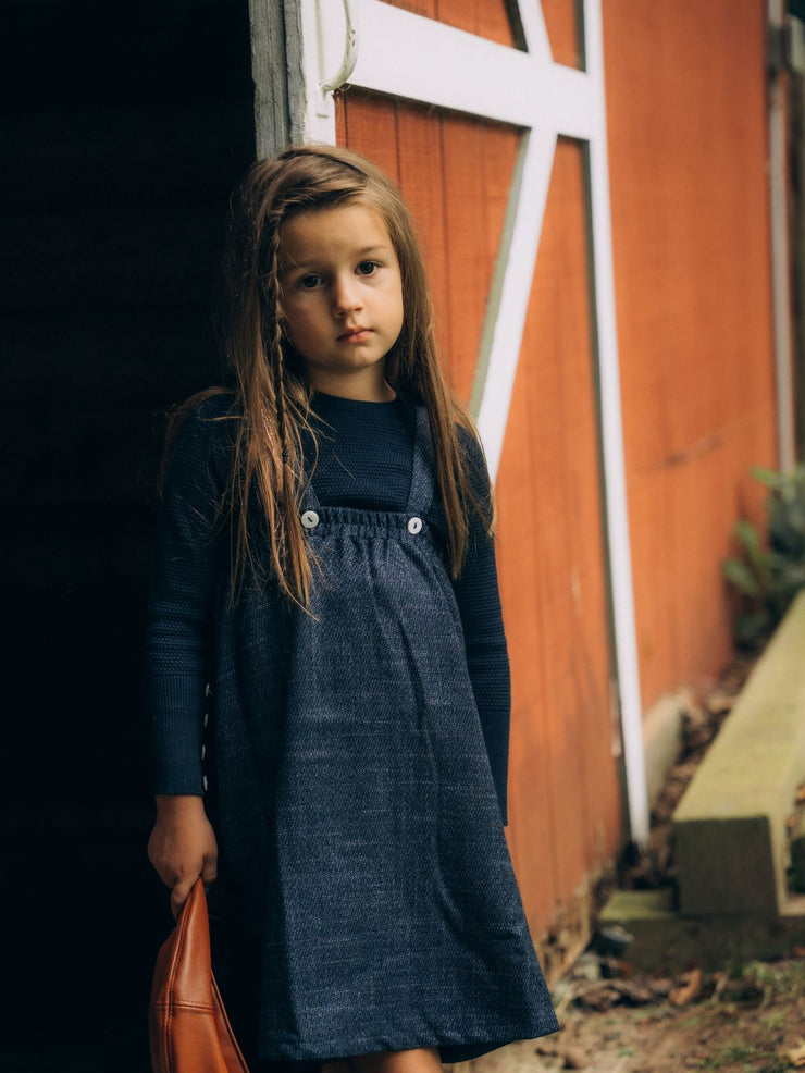 Gathered Suspender Skirt