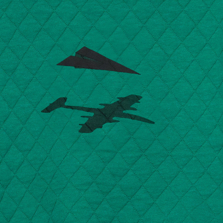 Quilted Paper Plane Print Top