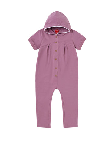 Baby Hood Overall - Lavender