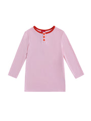 Combo Binding T-shirt - Lt. Pink