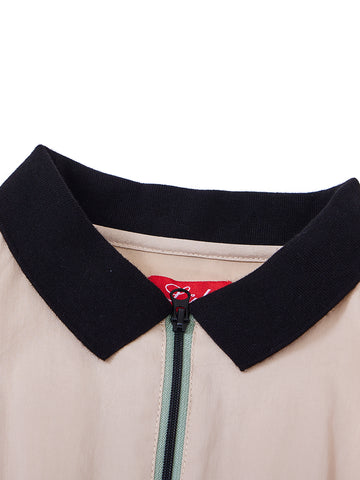 Collar color block jumper