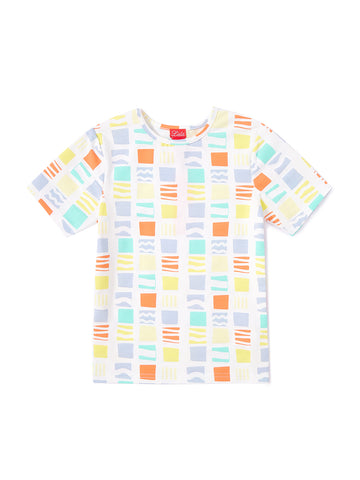 All Over block Short Sleeve T-shirt