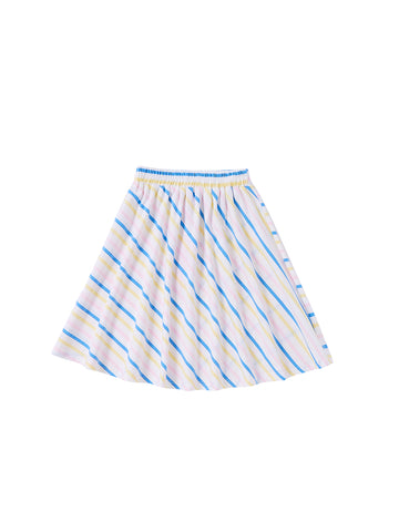 Multi Striped Basic Skirt