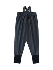 Baby rib Cuff overall - Black